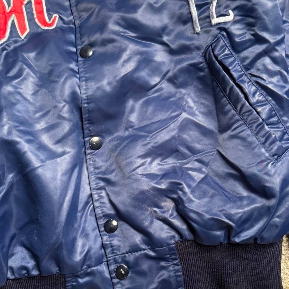 BLUE VINTAGE SHANTER SPORTSWEAR "FRONTIER" BOMBER JACKET - Picture 3 of 7